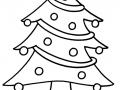 Coloração de árvores de Natal para crianças