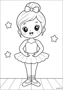 Graciosa Pequena Dançarina Estrela