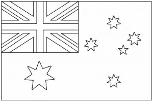 Desenhos Para Colorir Para Crianças Gratuitos De Bandeiras
