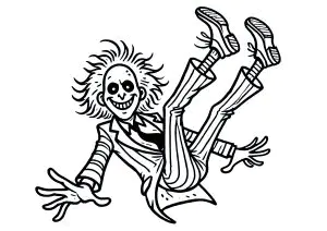 Beetlejuice em pleno voo