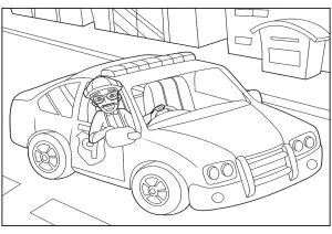 Blippi en voiture