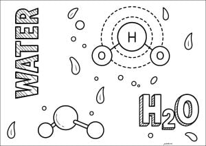 A molécula de água (H₂O)