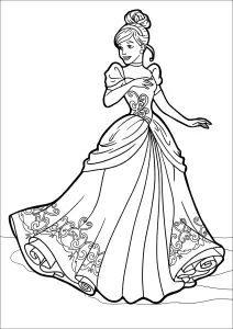 Cinderela Num Bonito Vestido