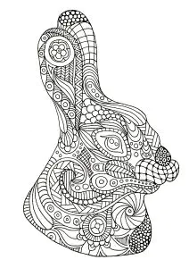 Tête De Coelho à Colorier