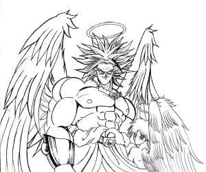 Broly Morto Lendário  Arte De Fã 