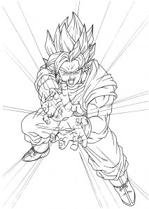 Desenhos para Imprimir e Colorir Dragon Ball Z 51