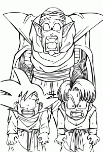 Desenhos para colorir gratuitos de dragon-ball-z para baixar - Dragon Ball Z  - Just Color Crianças : Páginas para colorir para crianças