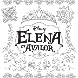 Elena Avalor páginas de coloração para descarregar