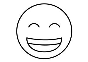 Desenhos divertidas de Emoji para colorir para crianças