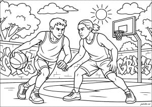 Desenhos para colorir de Esportes para imprimir Desenhos para colorir gratuitos de esportes para crianças