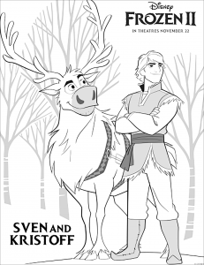 Frozen : O Reino do Gelo 2 : Kristoff et Sven (avec texte)