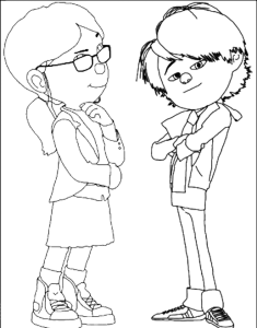 Imagem Feia de mim para imprimir e colorir