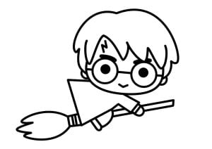 Desenhos incríveis para colorir de Harry Potter Desenhos para colorir de harry potter gratuitos para crianças