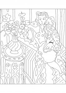 Henri Matisse   Odalisca Com Um Vestido Persa