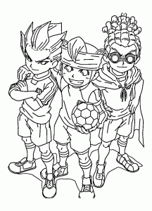 Coloriage de Inazuma onze à imprimer