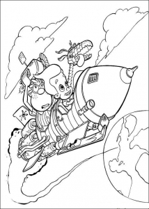 Jimmy Neutron Páginas Para Colorir Para Crianças