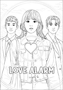 Desenhos para colorir gratuitos de k drama para imprimir