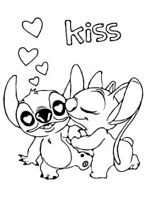 Angel E Stitch Apaixonam Se Loucamente
