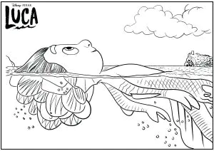 Luca Descansa Na água