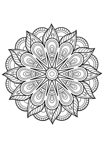 Fogos de artifício mandala