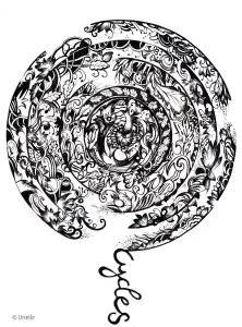 Desenhos para colorir gratuitos de mandalas para crianças