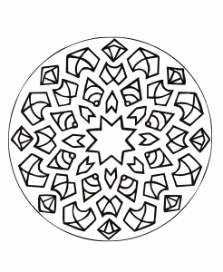 30 Desenhos de Mandala para Colorir - Online Cursos Gratuitos  Imagenes de  mandalas, Mandalas faciles, Mandalas para colorear
