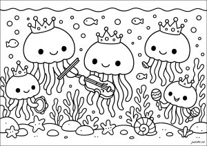 Desenhos Para Colorir De Medusa Para Imprimir
