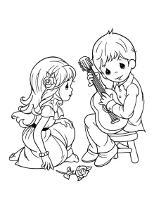 Desenhos De Momentos Preciosos Para Colorir Grátis