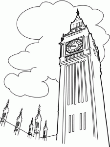 Big Ben visto de baixo (Londres)