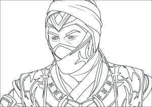 Desenhos Para Colorir Para Crianças De Mortal Kombat