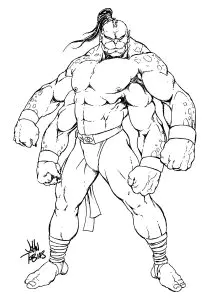 Desenhos Para Colorir Para Crianças De Mortal Kombat