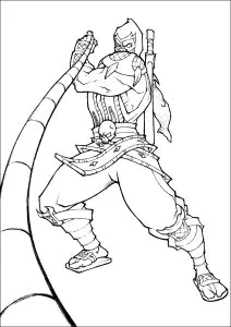 Desenhos Para Colorir De Mortal Kombat Para Imprimir