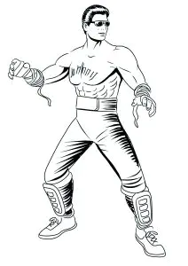 Desenhos Para Colorir De Mortal Kombat Para Crianças
