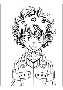 Desenhos para colorir de my hero academy para baixar