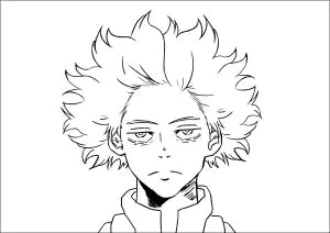Desenhos para colorir para crianças de my hero academy