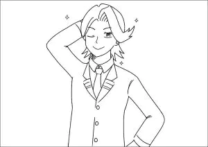 Desenhos para colorir de my hero academy para baixar