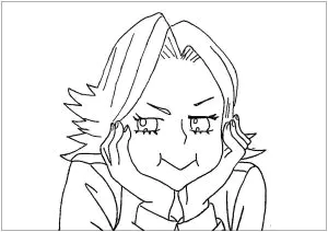 Desenhos para colorir para crianças gratuitos de my hero academy