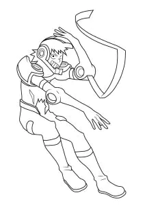 Desenhos para colorir gratuitos de my hero academy para baixar