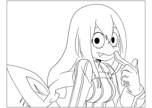 Desenhos para colorir de my hero academy para imprimir