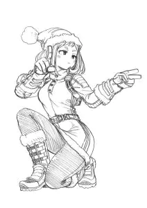 Desenhos para colorir gratuitos de my hero academy para imprimir
