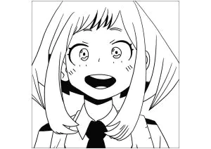 Desenhos para colorir para crianças de my hero academy