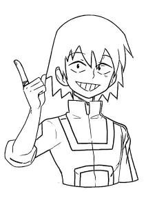 Desenhos para colorir de my hero academy para imprimir