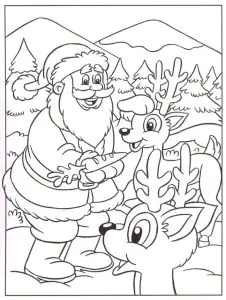 O Pai Natal E O Trenó