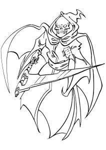 Desenhos Para Colorir De O Ceifador Para Imprimir