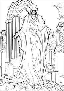 Desenhos Para Colorir Para Crianças De O Ceifador