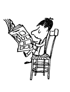 Imagem de le o pequeno nicolau para descarregar e colorir