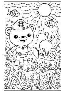 Desenhos para colorir de octonautas para baixar