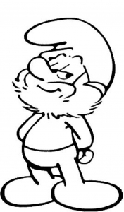 Imagem de Os Smurfs para descarregar e colorir