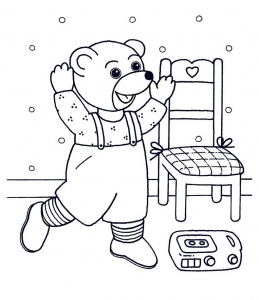 Pequeno urso marrom 71024