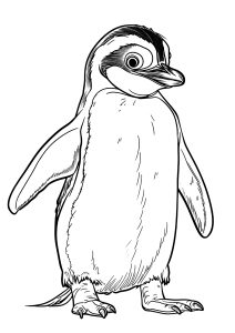 Pinguim bonito e simples